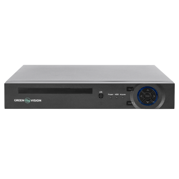 Гібридний відеореєстратор 16-канальний 5MP GHD GreenVision GV-A-S043/16 Гібридний відеореєстратор 16-канальний 5MP GHD GreenVision GV-A-S043/16