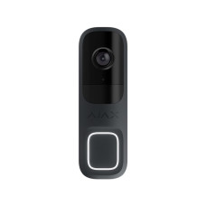 Відеодзвінок Ajax DoorBell graphite з вбудованим штучним інтелектом, ІЧ-сенсором та керуванням у застосунках
