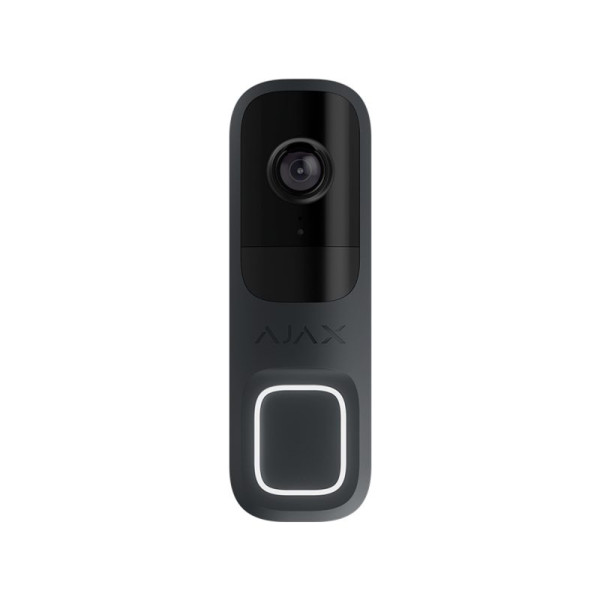 Видеозвонок Ajax DoorBell graphite со встроенным искусственным интеллектом, ИК‑сенсором и управлением в приложениях Видеозвонок Ajax DoorBell graphite со встроенным искусственным интеллектом, ИК‑сенсором и управлением в приложениях