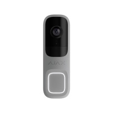 Відеодзвінок Ajax DoorBell grey з вбудованим штучним інтелектом, ІЧ-сенсором та керуванням у застосунках