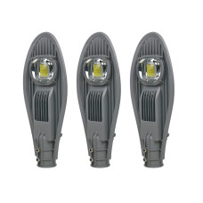 Світлодіодний світильник консольний Lightwell LW-COB65K-50 3 шт 50W для вуличного освітлення садів, парковок, ангарів та стадіонів