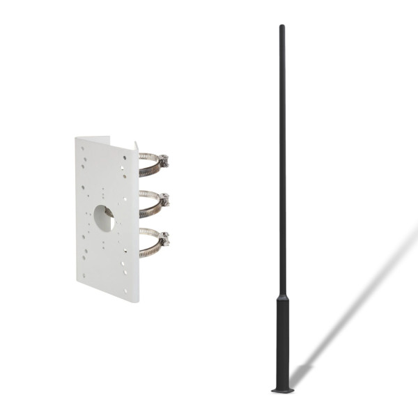 Комплект: Парковый столб 4 м черный для крепления ламп Lightwell + Кронштейн Dahua DS-1275ZJ-SUS для установки в парках и скверах Комплект: Парковый столб 4 м черный для крепления ламп Lightwell + Кронштейн Dahua DS-1275ZJ-SUS для установки в парках и скверах