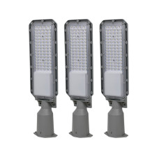 Світлодіодний світильник Lightwell LW-SMD-65K-30W консольний для вуличного освітлення, 3 шт, енергоефективний, IP65, поворотний механізм, 30W, холодне свічення
