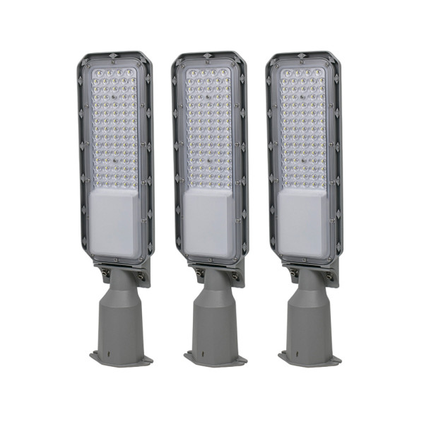 Світлодіодний світильник Lightwell LW-SMD-65K-30W консольний для вуличного освітлення, 3 шт, енергоефективний, IP65, поворотний механізм, 30W, холодне свічення Світлодіодний світильник Lightwell LW-SMD-65K-30W консольний для вуличного освітлення, 3 шт, енергоефективний, IP65, поворотний механізм, 30W, холодне свічення