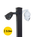 Світлодіодний світильник Lightwell ZY-DY11-65K-150W для вуличного освітлення з комплектом: стовп 3.5м, кронштейни, бандажна стрічка та замок Світлодіодний світильник Lightwell ZY-DY11-65K-150W для вуличного освітлення з комплектом: стовп 3.5м, кронштейни, бандажна стрічка та замок