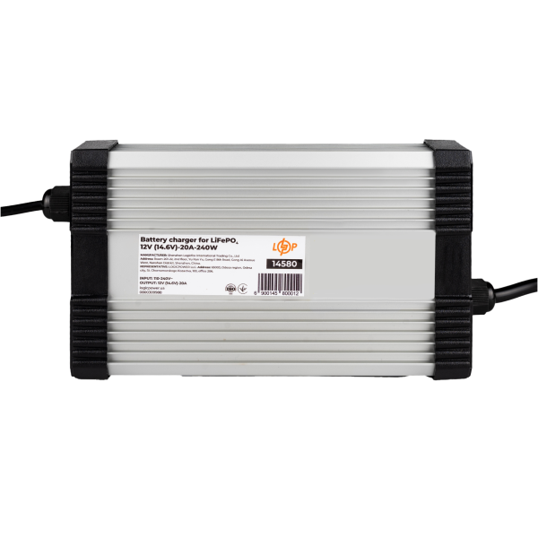 Зарядний пристрій для акумуляторів LiFePO4 12V (14.6V)-20A-240W Зарядний пристрій для акумуляторів LiFePO4 12V (14.6V)-20A-240W
