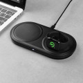 Бездротовий зарядний пристрій Baseus Planet 2 in 1 для зарядки смартфонів та Apple Watch чорний WXPL-B01 з потужністю 10W та безпечною системою захисту Бездротовий зарядний пристрій Baseus Planet 2 in 1 для зарядки смартфонів та Apple Watch чорний WXPL-B01 з потужністю 10W та безпечною системою захисту