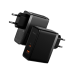 Мережевий зарядний пристрій Baseus GaN5 Pro 2 порта, USB + Type-C 100W Черный (CCGP090201)