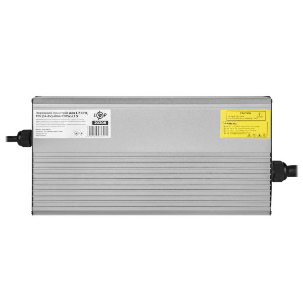 Зарядний пристрій для акумуляторів LiFePO4 12V (14.6V)-60A-720W-LED Зарядний пристрій для акумуляторів LiFePO4 12V (14.6V)-60A-720W-LED