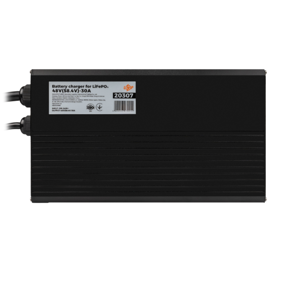 Зарядний пристрій для акумуляторів LiFePO4 48V (58.4V)-30A-1440W-LED Зарядний пристрій для акумуляторів LiFePO4 48V (58.4V)-30A-1440W-LED