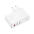 Сетевое зарядное устройство 140W GaN5 Pro с 3 портами USB и Type-C для быстрой зарядки устройств, белый, CCGP100202 Сетевое зарядное устройство 140W GaN5 Pro с 3 портами USB и Type-C для быстрой зарядки устройств, белый, CCGP100202