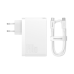 Мережевий зарядний пристрій GaN5 Pro 3 порта 140W для швидкої зарядки USB-A та Type-C, белий (CCGP100202)