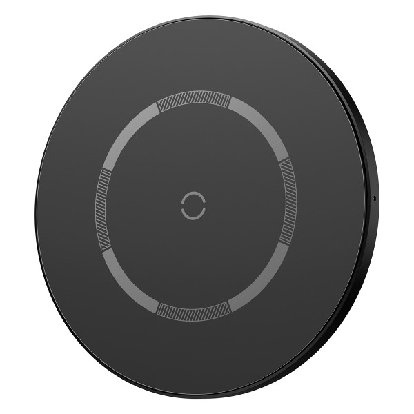 Бездротовий зарядний пристрій для смартфонів Baseus Simple Magnetic Чорний WXJK-E01 швидка зарядка з магнітною фіксацією та індикатором процесу зарядки Бездротовий зарядний пристрій для смартфонів Baseus Simple Magnetic Чорний WXJK-E01 швидка зарядка з магнітною фіксацією та індикатором процесу зарядки