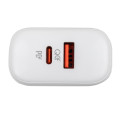 Зарядка для телефону LP 45W (Type-C+USB) QC + кабель (Type-C to Type-C) 45WCH Зарядка для телефону LP 45W (Type-C+USB) QC + кабель (Type-C to Type-C) 45WCH
