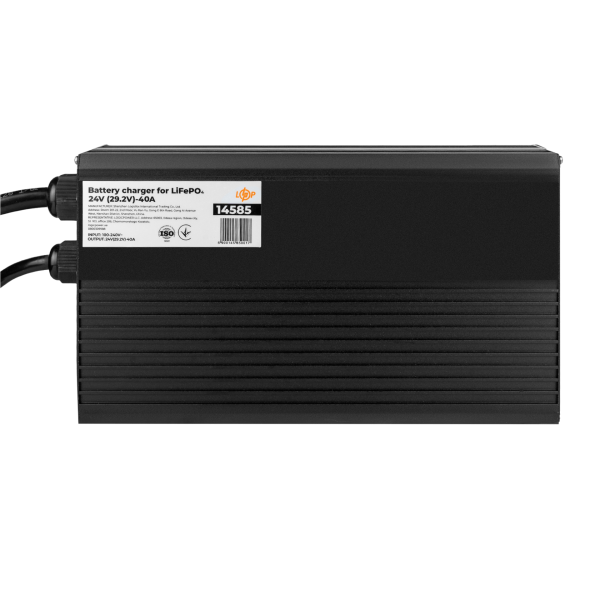Зарядний пристрій для акумуляторів LiFePO4 24V (29.2V)-40A-960W Зарядний пристрій для акумуляторів LiFePO4 24V (29.2V)-40A-960W