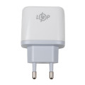 Зарядка для телефону LP 45W (Type-C+USB) QC + кабель (Type-C to Type-C) 45WCH Зарядка для телефону LP 45W (Type-C+USB) QC + кабель (Type-C to Type-C) 45WCH