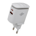 Зарядка для телефона LP 25W (Type-C+USB) QC3.0 PD + кабель (Type-C to Type-C) 25WCH Зарядка для телефона LP 25W (Type-C+USB) QC3.0 PD + кабель (Type-C to Type-C) 25WCH