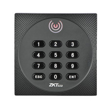 Зчитувач карт Mifare+EM з клавіатурою ZKTeco KR614-OSDP для систем контролю доступу, вологозахищений, частоти 125 кГц та 13.56 МГц, з підтримкою OSDP та RS485