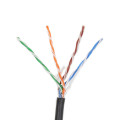 Сетевой кабель UTP 4*2*0.5-CU PE кат.5е для наружного использования 305 м на деревянной катушке для инсталляторов Сетевой кабель UTP 4*2*0.5-CU PE кат.5е для наружного использования 305 м на деревянной катушке для инсталляторов