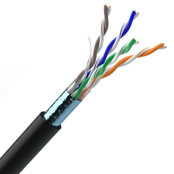 Кабель OK-Net КППЕ-ВП (100) FTP кат.5е, 4х2х0.51 бухта 305м (FTP мідь зовнішній) Кабель OK-Net КППЕ-ВП (100) FTP кат.5е, 4х2х0.51 бухта 305м (FTP мідь зовнішній)
