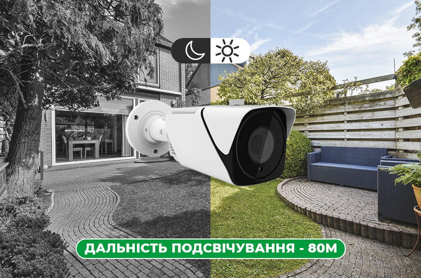 Нічне бачення IP камера